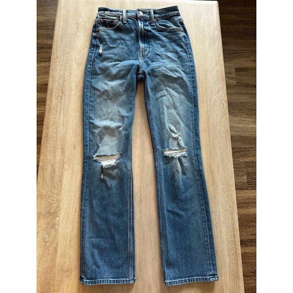 MOTHER Superior High Waisted Rider Ankle in Far Beyond the Sky Size 24 - Picture 3 of 11